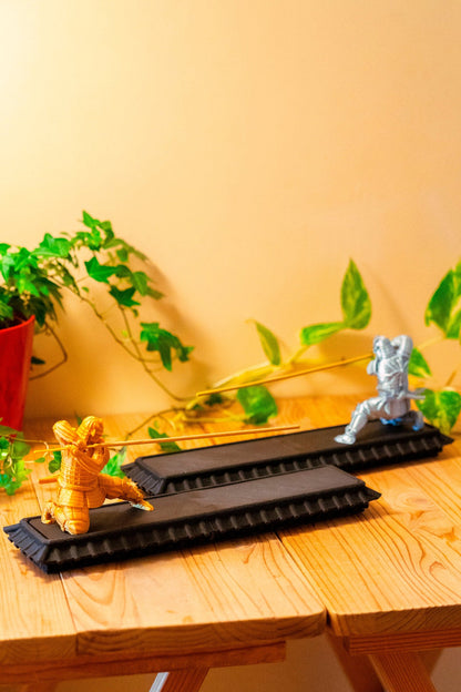Samurái Incense Holder